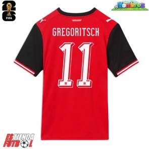 Austria Michael Gregoritsch #11 Primera Equipación Mundial 2026 Manga Corta